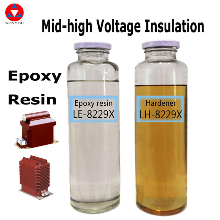 Bi Components Casting Epoxy Resin และ Hardener แทรนฟอร์เมอร์กระแสไฟฟ้าและแรงดัน
