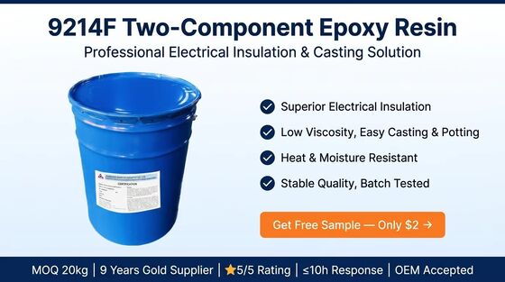 Crack Resistant High Dielectric Strength Room Temperature Cure Epoxy Casting Resin for Electrical Insulation